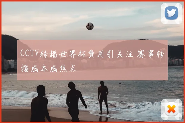 CCTV转播世界杯费用引关注 赛事转播成本成焦点