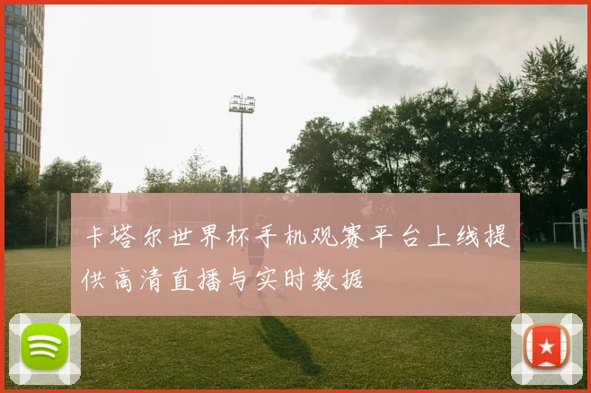 卡塔尔世界杯手机观赛平台上线提供高清直播与实时数据